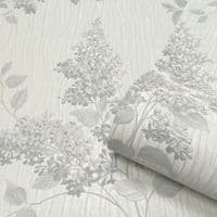 Belgravia Tiffany Fiore Floral Soft Silver 41312 Wallpaper